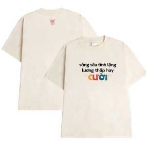 Áo thun Nam, Nữ form oversize - Mẫu CƯỜI
