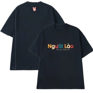 Áo thun Nam, Nữ form oversize - Mẫu Người Lào