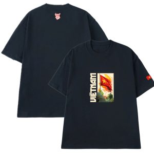 Áo thun Nam, Nữ form oversize - Mẫu Việt Nam vàng
