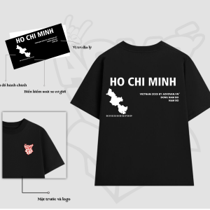 Áo thun Nam, Nữ form oversize – Mẫu Hồ Chí Minh
